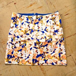 J. Crew Cotton Blend Floral Mini Skirt